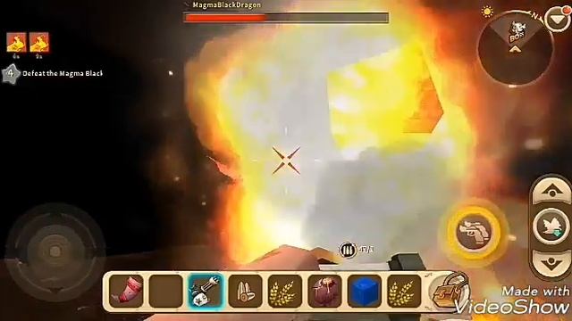 Magma Black Dragon - Mini World : Block Art смотреть онлайн
