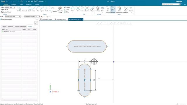 NX 2312 What's New in Design - Sketch Slot смотреть онлайн