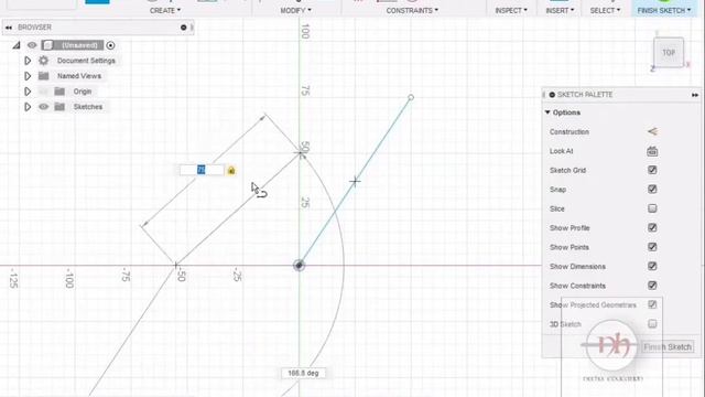 Autodesk Fusion 360 Sketch tutorial for beginner Part 01 || Tamil explanation смотреть онлайн