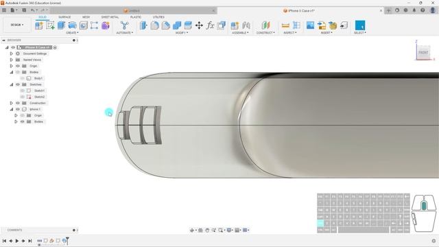 Let's Learn CAD (Fusion 360): Tutorial 5.1 - Phone Case смотреть онлайн