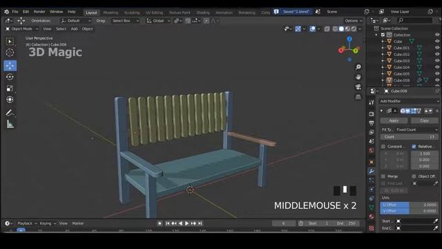 Blender 2.83 | 3D Modeling Tutorial |Wood Chair смотреть онлайн