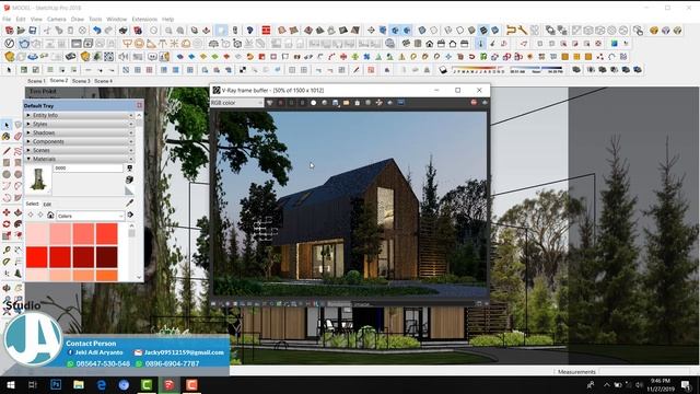 VRAY SKETCHUP Tutorial RENDER ELEMENTS смотреть онлайн