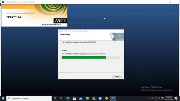 How to install HFSS for Windows