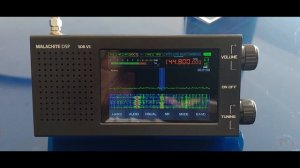 2023 Malachite DSP SDR V5 + SMA Male Telescopic Antenna Test   AM AIR HF 2M