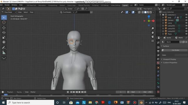 Character rigging and animating in blender-Tamil tutorial смотреть онлайн