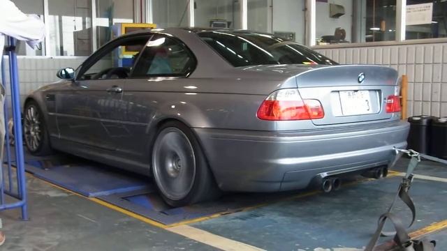 BMW E46 M3 CSL on chassis dynamometerRMOV0563.AVI смотреть онлайн