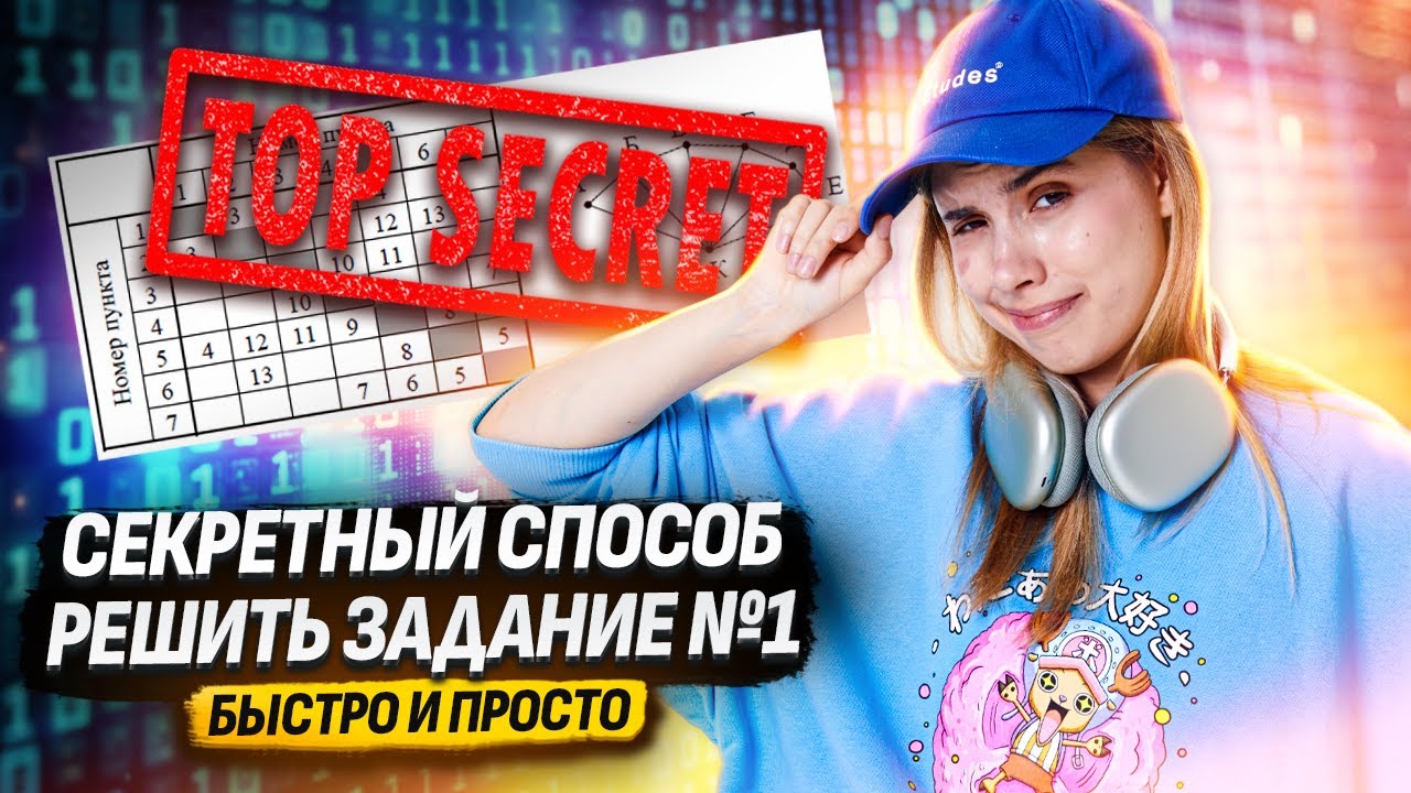 Секретный способ решения задания №1 | Информатика ЕГЭ | Умскул