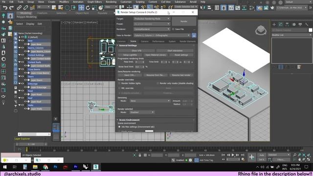 Rhino3D + 3ds Max Architecture Maquette Digital Model (Files Provided) #rhino3d #corona #renderer смотреть онлайн