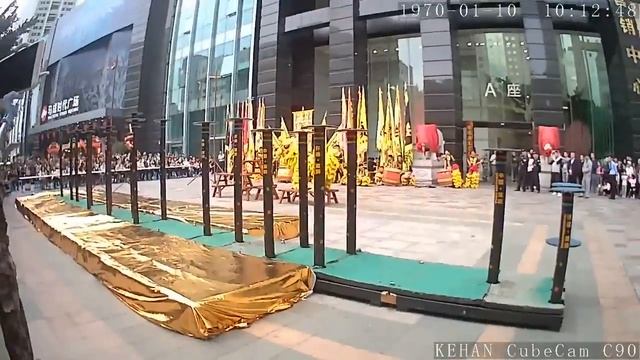 Chinese culture, tiger dance in the CNY, recorded by Smart body camera KEHAN CubeCam C90 смотреть онлайн