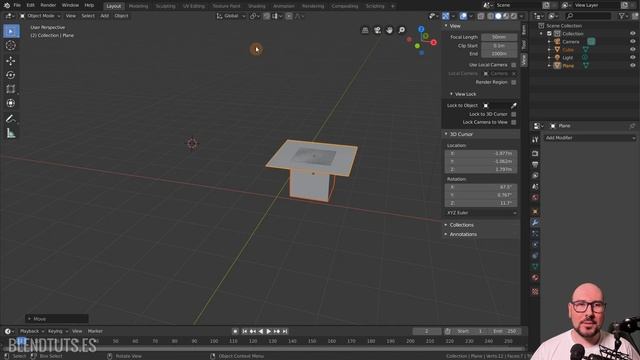 Cursor 3D y Puntos de Pivote (Introducción a Blender 2.80 #12) смотреть онлайн
