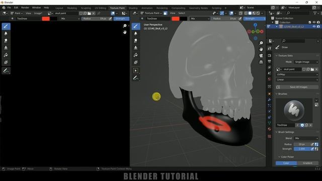 How to Paint 3D models in Blender 3.1 easily смотреть онлайн