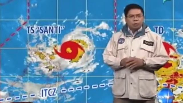 [NewsLife] WEATHER FORECAST: Estim. 160 Kms. East of Baler, Aurora tomorrow - 10/10/2013 смотреть онлайн