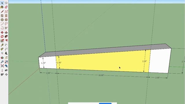 Drawing Wedged Half Dovetail Joint in SketchUp Part 3 Drawing the Wedge смотреть онлайн