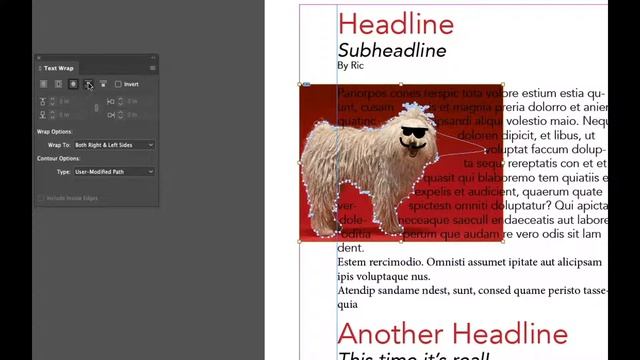Text Wraps - InDesign introduction part 05 смотреть онлайн