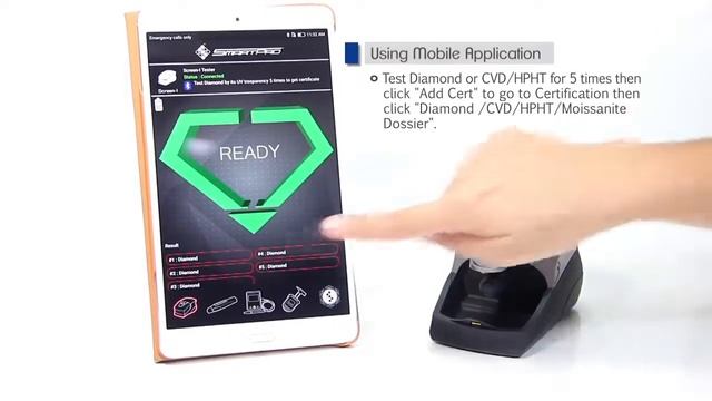 Smart Pro Screen I - Synthetic Diamond tester смотреть онлайн
