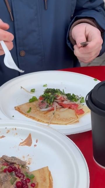 Ждём всех на Манежной площади попробовать самые вкусные блины с оригинальными начинками!