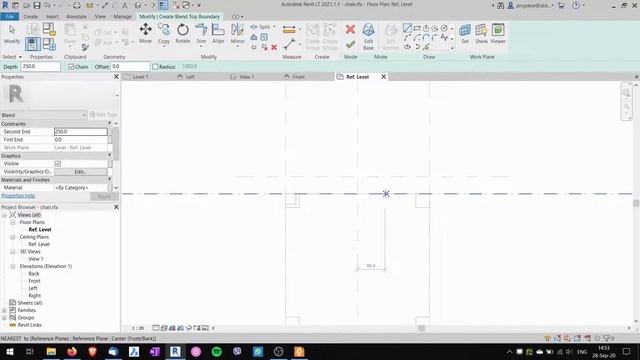 Create Simple Chair Family in Revit смотреть онлайн