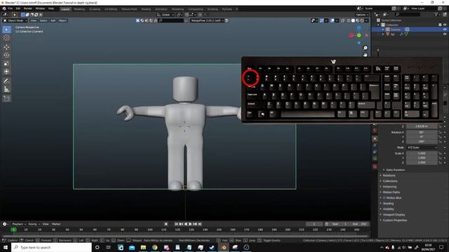 Blender Tutorial - Camera Control смотреть онлайн