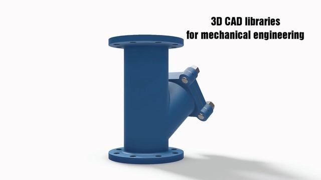 Y type strainer: Free 3D CAD model for Autocad, Inventor, Solidworks and more. смотреть онлайн