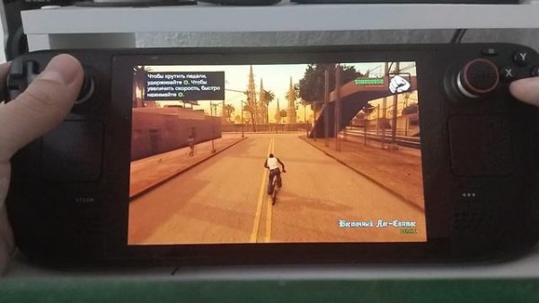 Работа Steam Deck