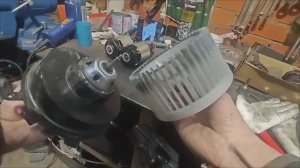 Правильная  разборка и сборка мотора печки X-trail, qashqai, juke, outlander, lancer, asx и др.