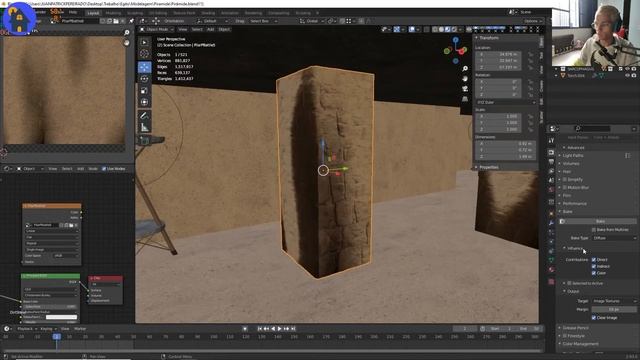 Como fazer BAKE de texturas no BLENDER смотреть онлайн