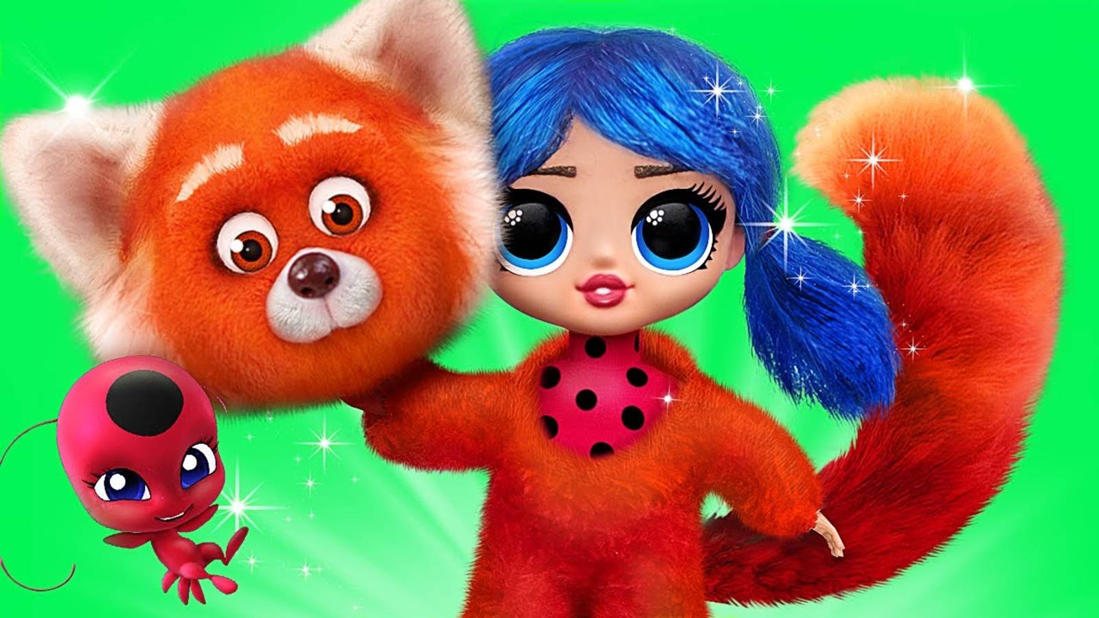 11 идей для Леди Баг, Супер Кота и Мэй Ли из кукол ЛОЛ ОМГ смотреть онлайн