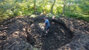 ДЕЛАЕМ СВОЙ ПРУД В ЛЕСУ ДЛЯ РЫБЫ