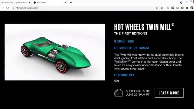 Hot Wheels NFT Garage смотреть онлайн