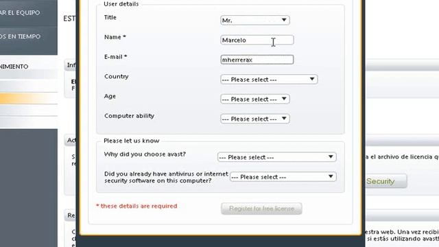 Tutorial del registro para Antivirus Avast version gratuita en Español смотреть онлайн