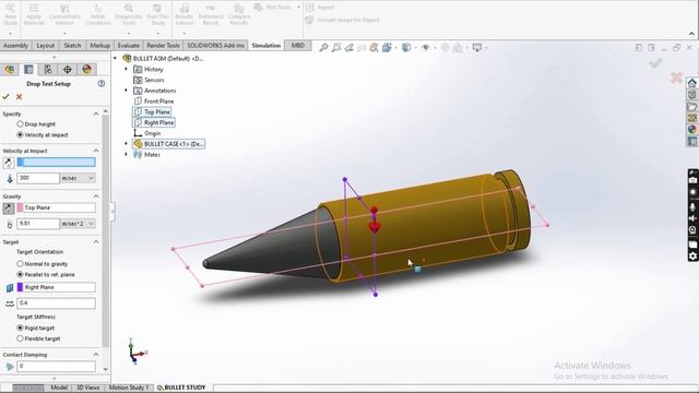 GUN BULLET SIMULATION | SOLIDWORKS TUTORIAL | BEGINNERS | NKDESIGNS смотреть онлайн