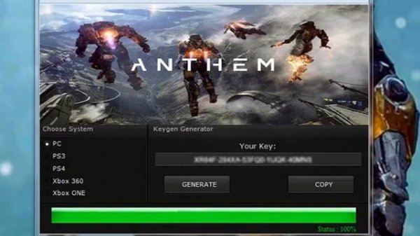 Anthem - Crack, Serial Key, Activation Code
