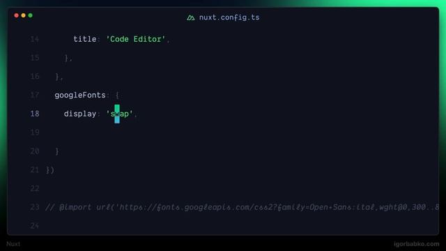 Nuxt Vue  Платформа видео уроков #4 - Модуль Google Fonts