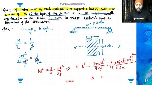 Flexure Formula & Moment of Resistance | Strength Of Materials | Civil Engineering | GATE/ESE 2022 смотреть онлайн