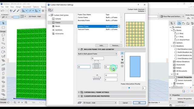 Create a custom curtain wall panel смотреть онлайн