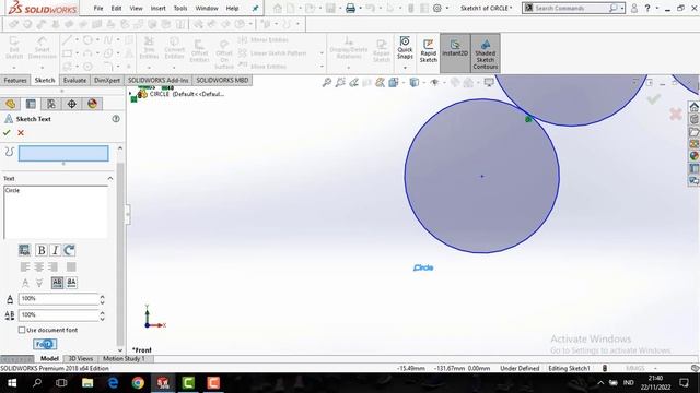 Tutorial Penggunaan Text SolidWorks 2018 смотреть онлайн