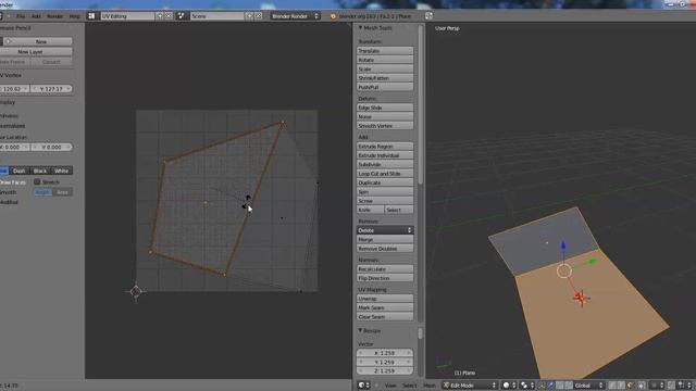Blender - Scale, Rotate, Grab in UV editor смотреть онлайн
