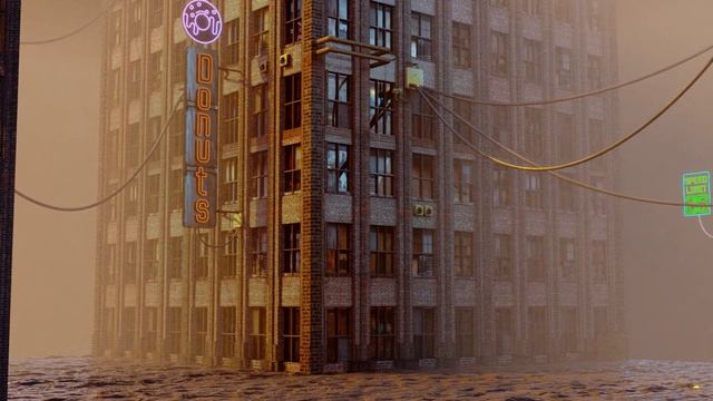 CyberPunk City in Blender смотреть онлайн