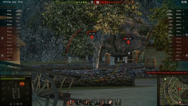 World of Tanks SU-122-44 8frag/СУ-122-44 8 фрагов смотреть онлайн