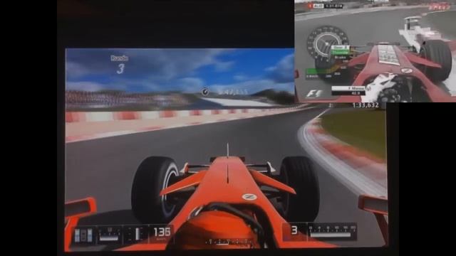 GT5 R4veNNN Vs. F1 07 Massa - Nürburgring GP Onboard Lap