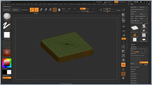 ZBrush 2019 - 8. 오브젝트 이동과 회전 그리고 크기 조절하기 смотреть онлайн