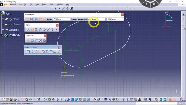 Catia Online Video Eğitim - 5 Rectangle /Centered Rectangle /Elongated Hole /Paralelogram /Hexago смотреть онлайн