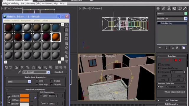 how to apply material on floors, walls and windows in 3Ds max смотреть онлайн