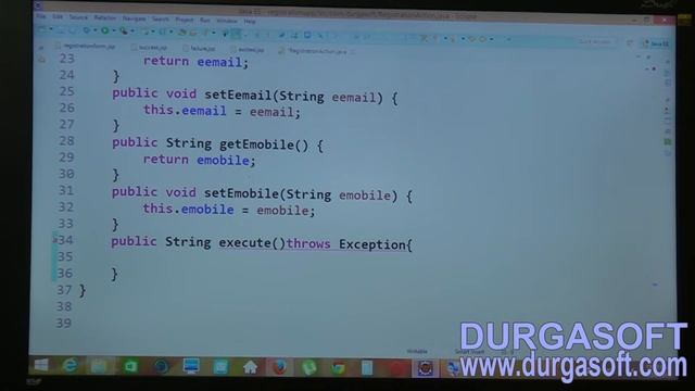 Struts2.X-Registration Application In Struts2.X Version