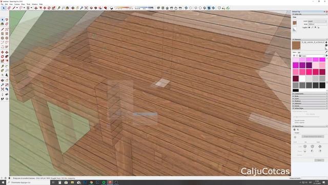 Log House Speed Modeling in Sketchup смотреть онлайн