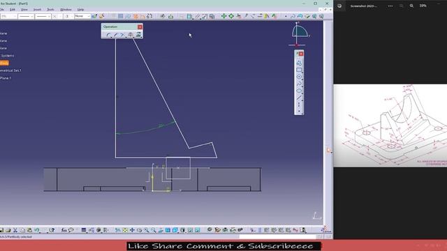 CATIA V5 TUTORIAL EXERCISE 65 смотреть онлайн