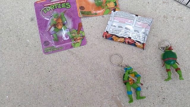 TMNT Keychains Complete Set! Leonardo Donatello Raphael Michelangelo смотреть онлайн
