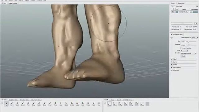 Mudbox Games Modeling by MJ 04 Sculpting the General Anatomy смотреть онлайн