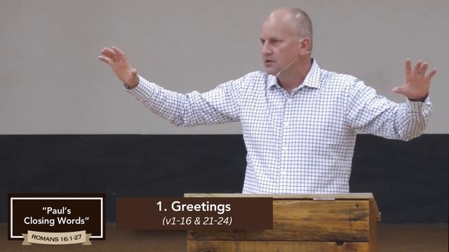 Paul's Closing Words - Romans 16 смотреть онлайн