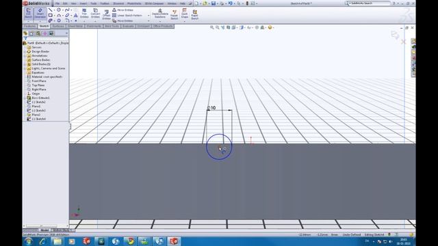 SolidWorks tutorial: Modelling a gear. (using Lofted cut feature) смотреть онлайн